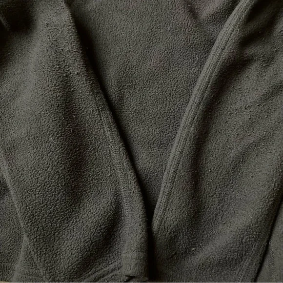 The North Face Light Fleece Quarter Zip Black Pink Sz Small Lounge Camp - Picture 5 of 5